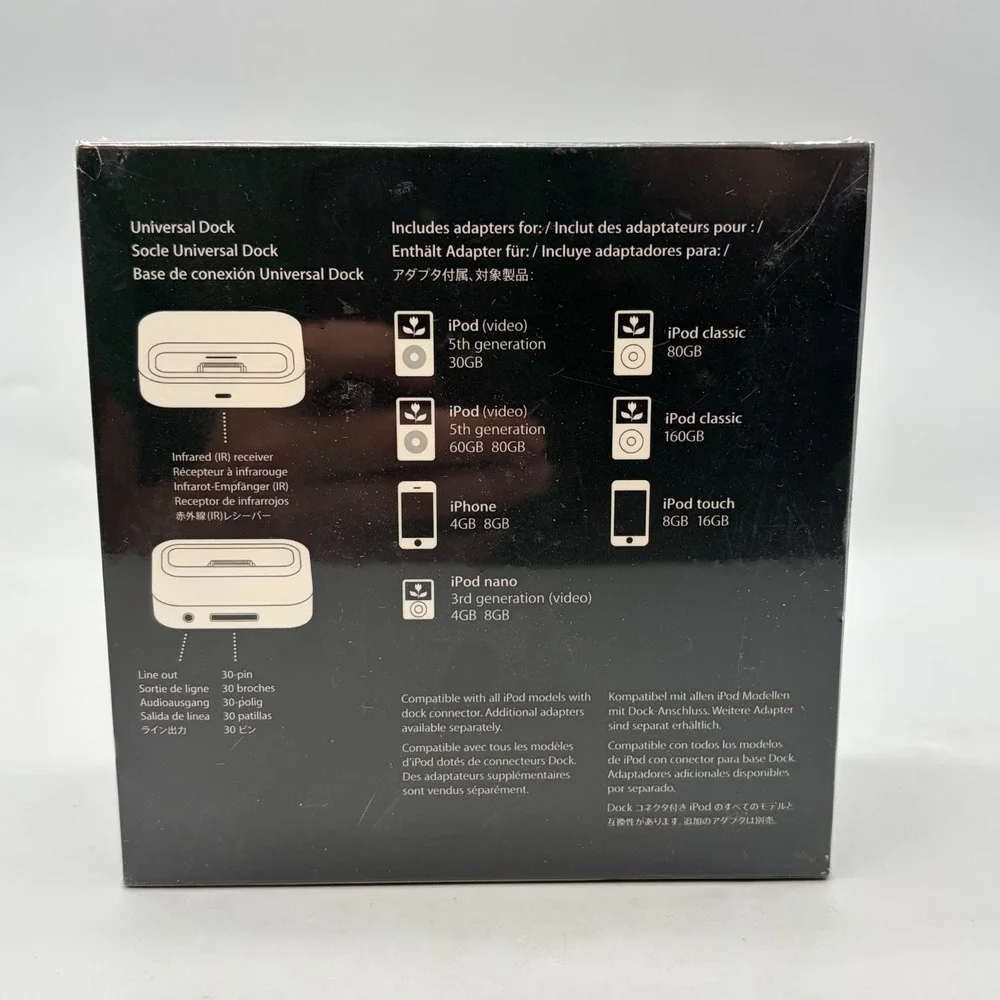 Apple Universal Dock for iPod/IPhone MB125G/A - Sealed